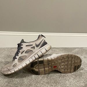 White and gray Nike size 5.5